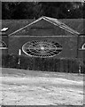 Stables at Netheravon House: window detail