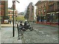 Motorcycle stands, Cookridge Street, Leeds