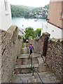 Steps down to the harbour