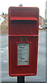 Close up, Elizabeth II postbox on Brandon Road, Watton