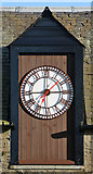 NT4936 : A clock at Galashiels Golf Club by Walter Baxter