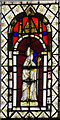 SK8386 : Stained glass window detail, St Helen's church, Lea by Julian P Guffogg