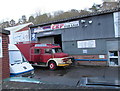 Foreign fire engine in South Woodchester