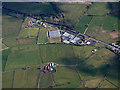 Low Bogside farm from the air