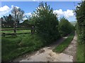 Trackway to Cefnmachen Uchaf Farm