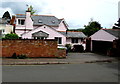 Pink house on a Cotmaton corner, Sidmouth