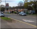 Warning sign - patrol, Llanyravon Way, Cwmbran