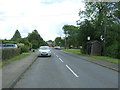 Bus stop and shelter on Mill Road, Tye Green