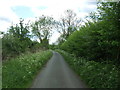 Minor road towards Little Brockholds Farm