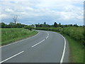 Bend in The Causeway (A1017) towards Ridgewell