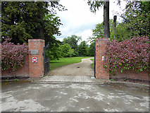 SJ3035 : Exit from Henlle Hall by John Lucas