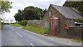 Telephone box and postbox, Churchtown