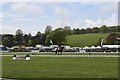 SK2570 : Dressage arena at Chatsworth Horse Trials by Jonathan Hutchins