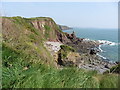 SR9995 : The Pembrokeshire Coast Path near Stackpole Quay by Dave Kelly