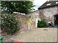 Section of former kitchen garden wall