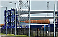 Wind turbine blades, Belfast harbour (May 2017)