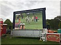 SK2570 : Big screen at Chatsworth Horse Trials by Jonathan Hutchins
