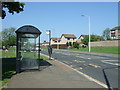 Bus stop and shelter on Castle Road, Rosyth