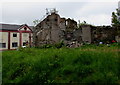 North side of a decaying building, Shop Row, Tredegar