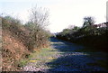 SJ4760 : Trackbed of the former Chester to Whitchurch Railway (April 1977) by Jeff Buck