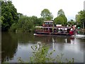 SU9973 : Paddle steamer on the River Thames at Runnymede by Graham Hogg