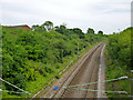 Railway east of Church Road, Basildon
