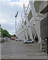 Trent Bridge Cricket Ground: behind the Fox Road Stand