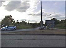 SP5772 : Crick Road at jct 11 of the M1 by David Howard