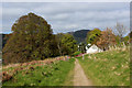 Great Glen Way descending towards Clunebeg House