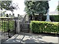 Steps to War Memorial in Kirkton of Tough