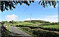 Power lines crossing Slievehanny Road