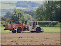 Turf harvest, near Fangfoss