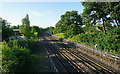 London Underground Central Line heading towards Barkingside