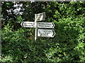 Signpost at Broughton Green, Worcestershire