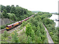 Coal train near Cogan Junction