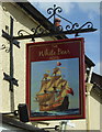 Sign for the White Bear Hotel, Bedale