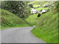 Ardglass Road descending southwards from the Seeconnell Col