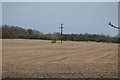 Pylon in a field