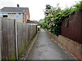 Footpath between fences, Nailsea