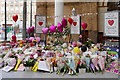 SJ8498 : Floral Tribute at Victoria Station by David Dixon