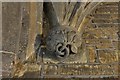 Broughton Castle: Early c14th corbels in the Groined Passage 5