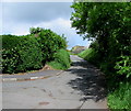 Lane ascending towards Western Crescent, Tredegar