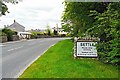 Settle town boundary sign