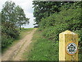 Marston Vale Timberland Trail sign, Ampthill Park