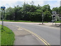 A4048 direction sign, Tredegar