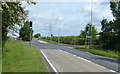 Crossroads along North Moor Lane