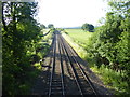 The Uckfield Line from Monks Lane