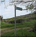 Public footpath signpost near Willersey