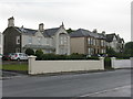 Sea front houses at Kirn