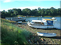 Beached boats by Mops Pool